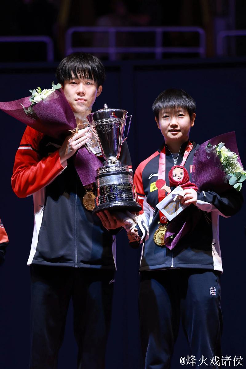 乒乓球排名：孙颖莎女单霸榜179周 王楚钦男单领跑